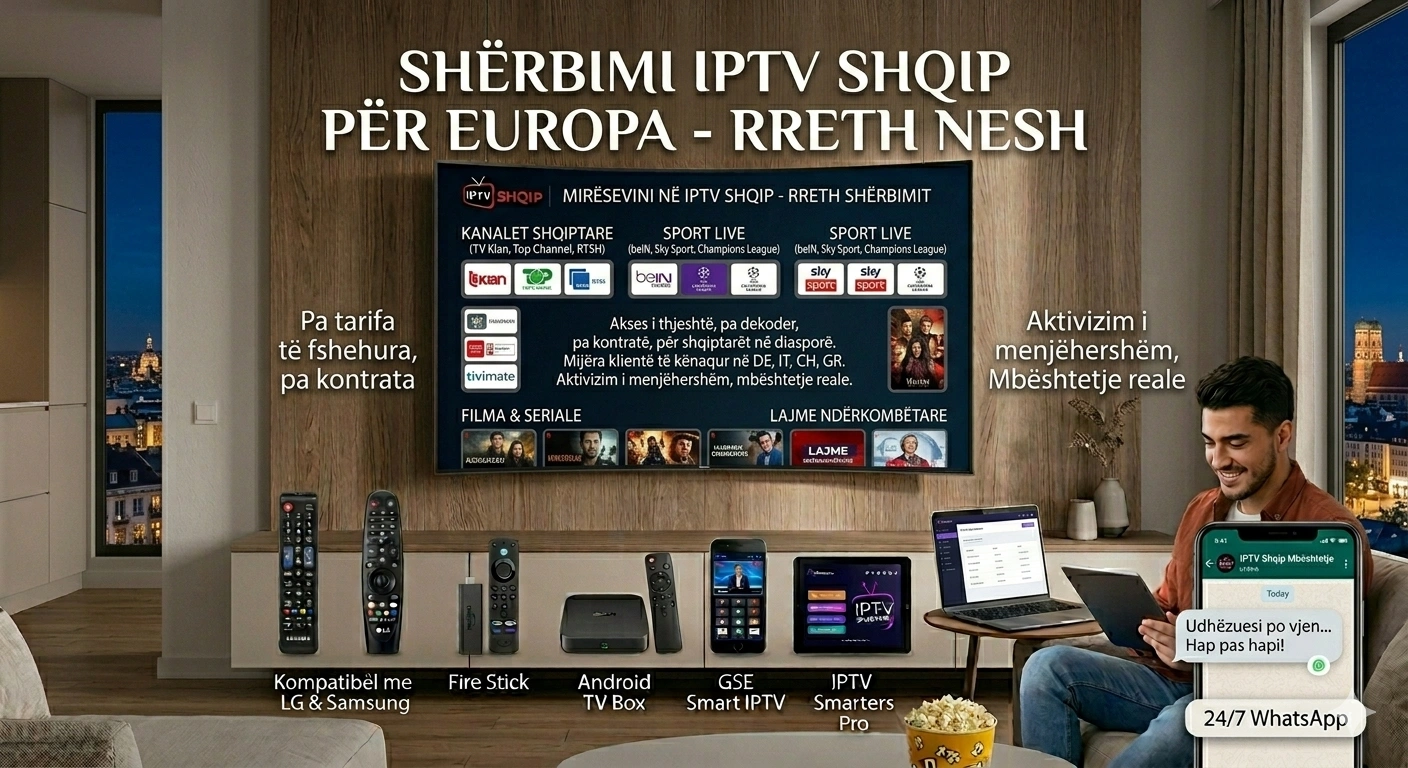 Rreth Shërbimit IPTV Shqip